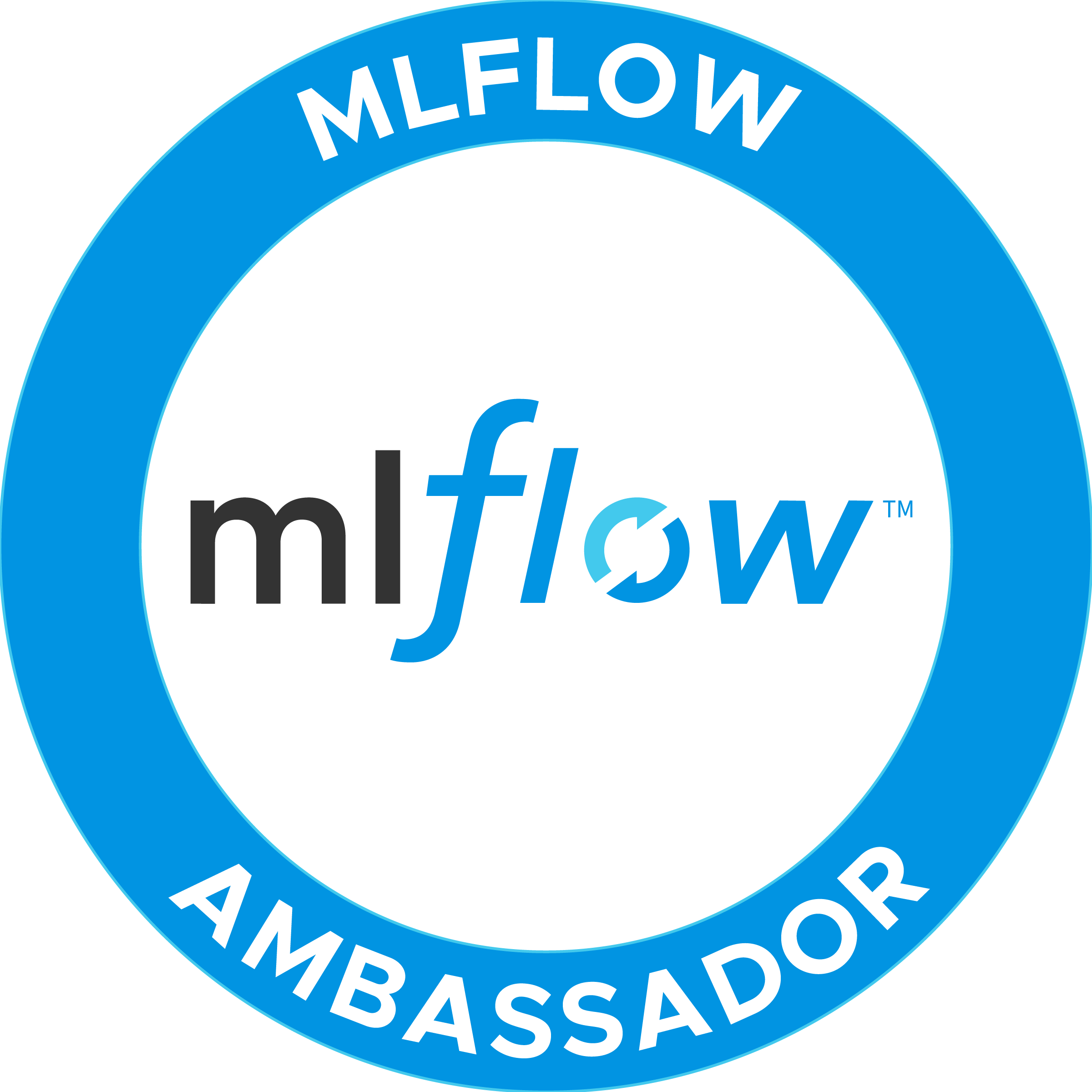 The MLflow Ambassadors Logo