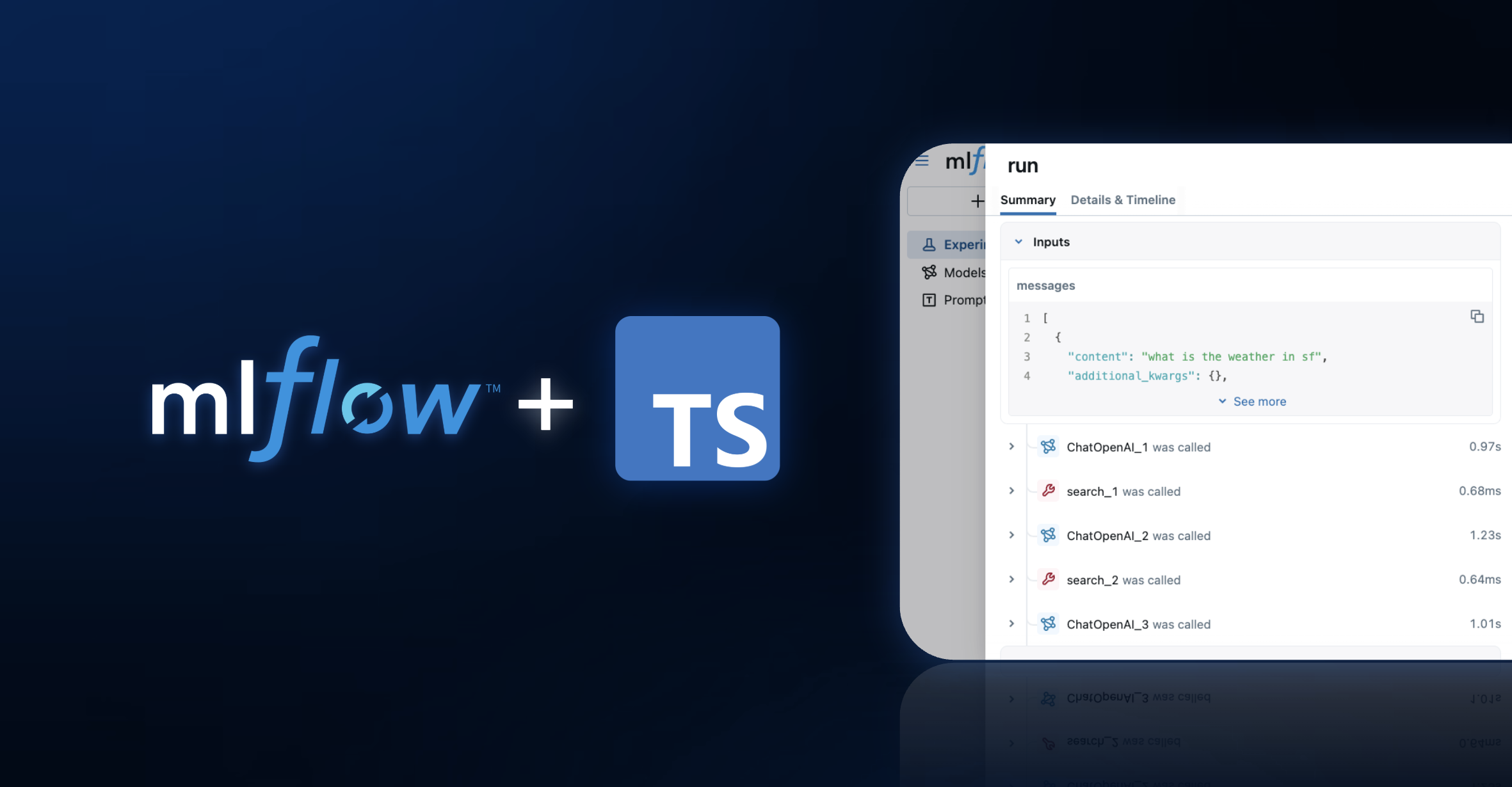 MLflow 与 TypeScript 的邂逅：使用 MLflow 调试和监控全栈 AI 应用